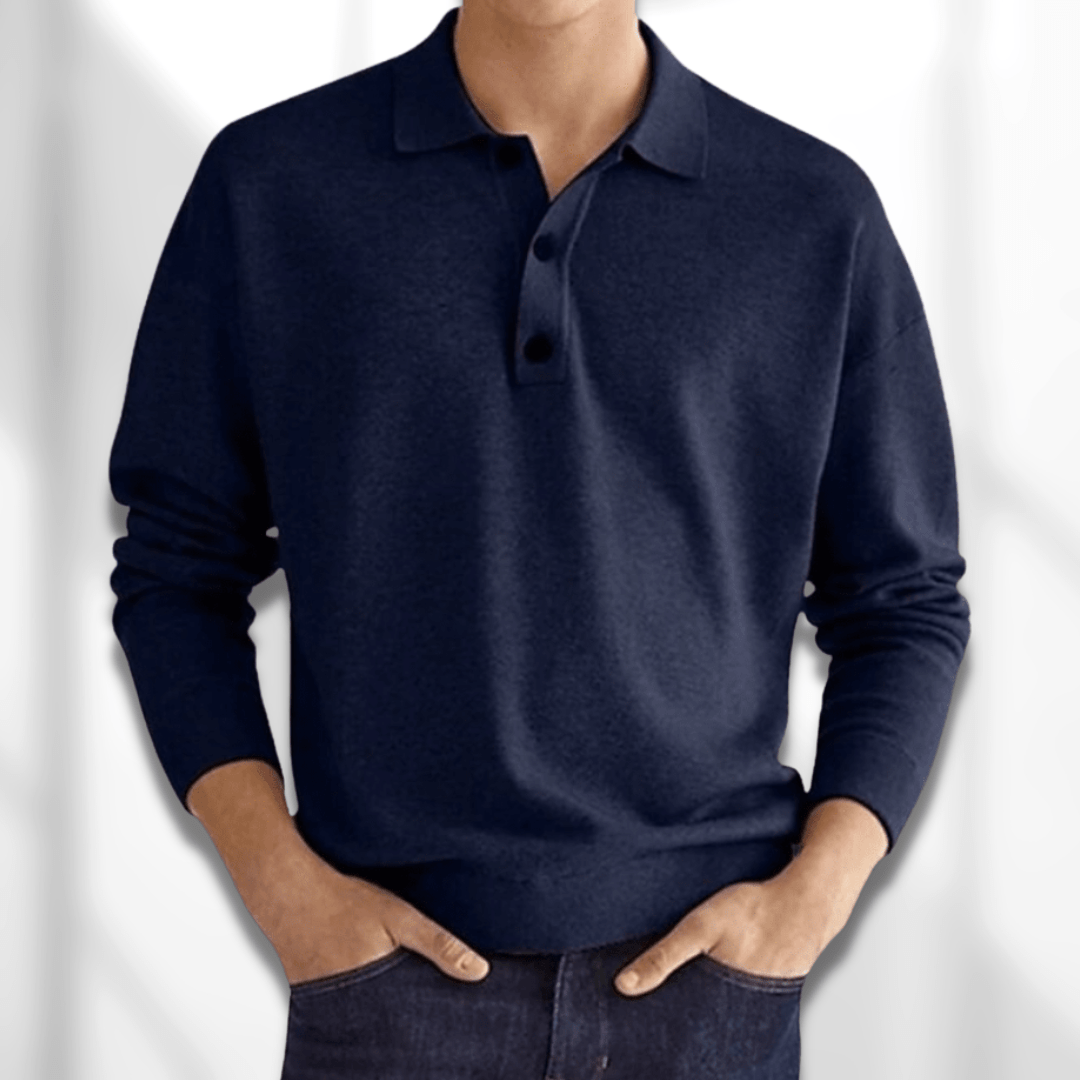 LEONARDO - Polo Pullover Voor Heren - River Mode