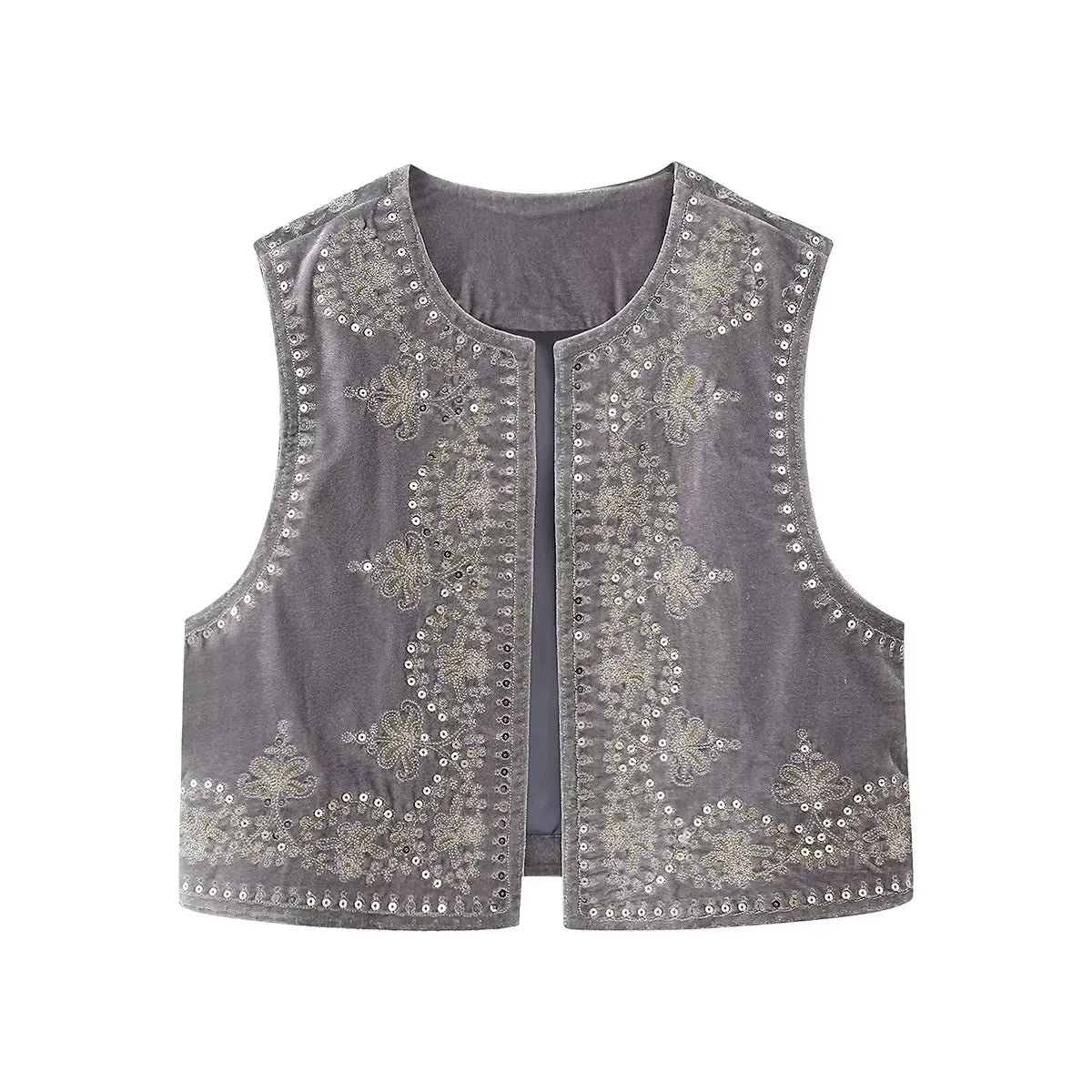 MANDY | Geborduurd Damesvest - River Mode