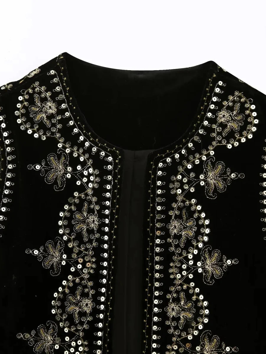 MANDY | Geborduurd Damesvest - River Mode