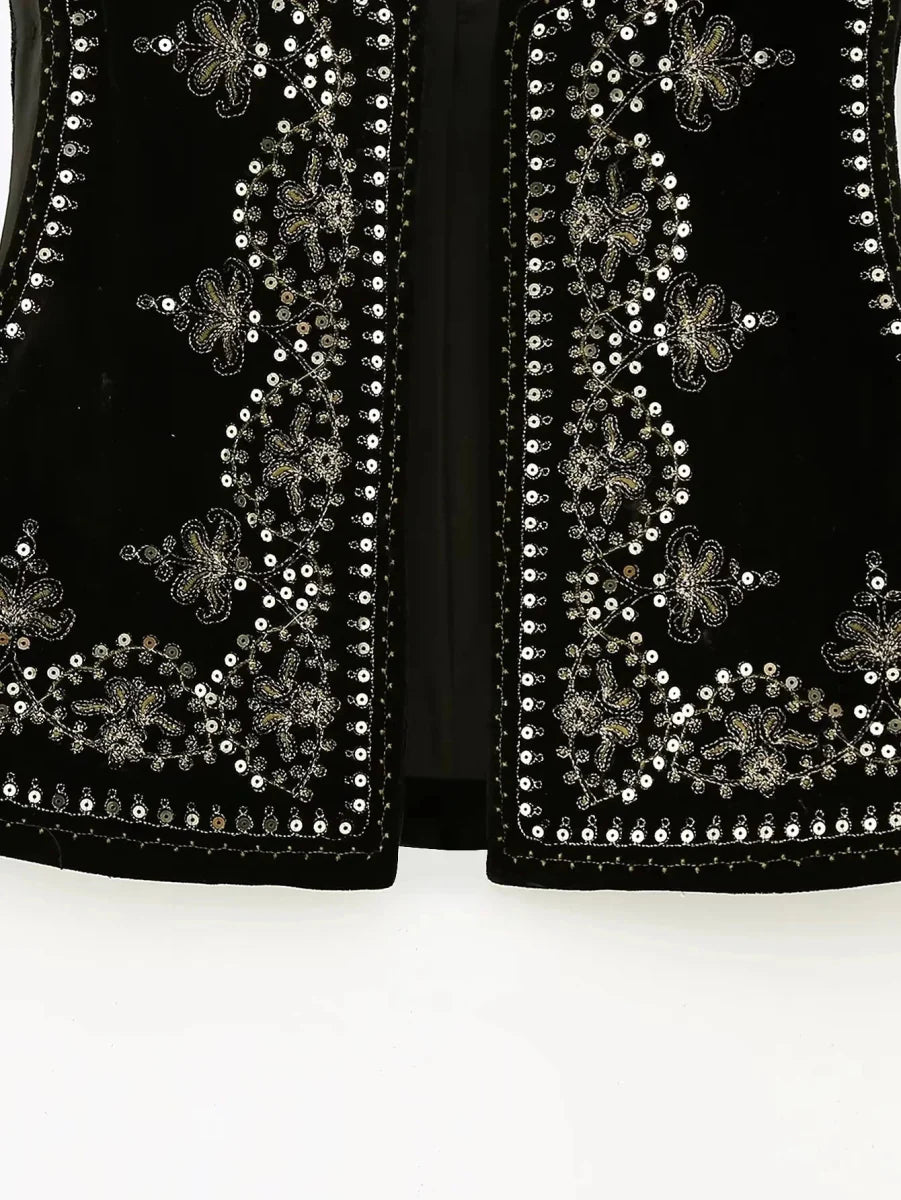 MANDY | Geborduurd Damesvest - River Mode