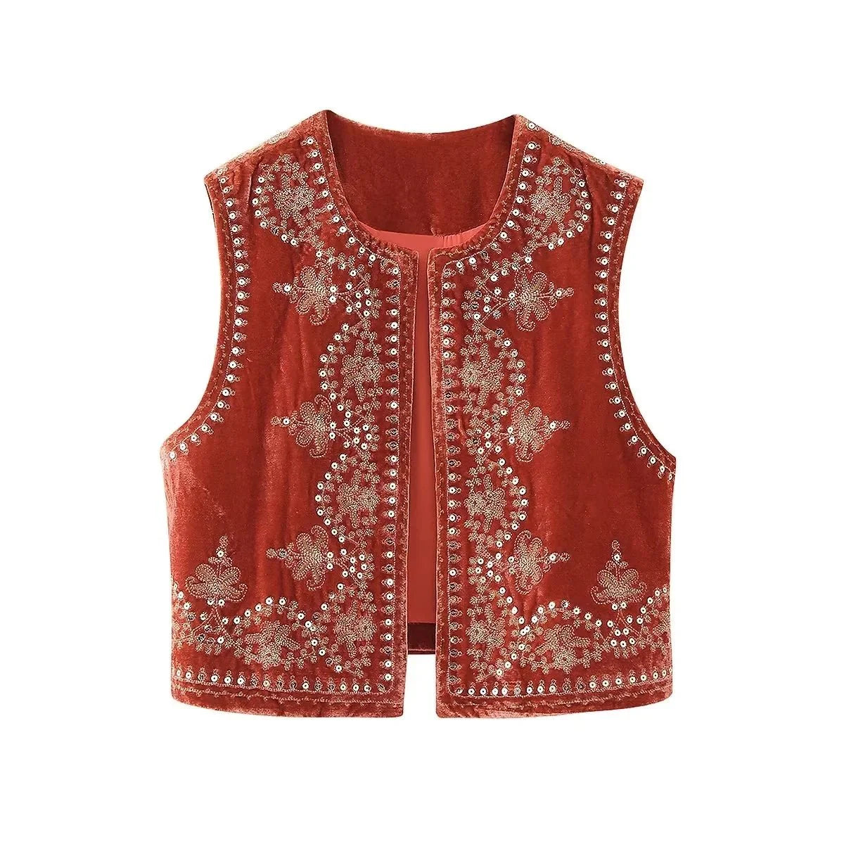 MANDY | Geborduurd Damesvest - River Mode
