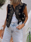 MANDY | Geborduurd Damesvest - River Mode
